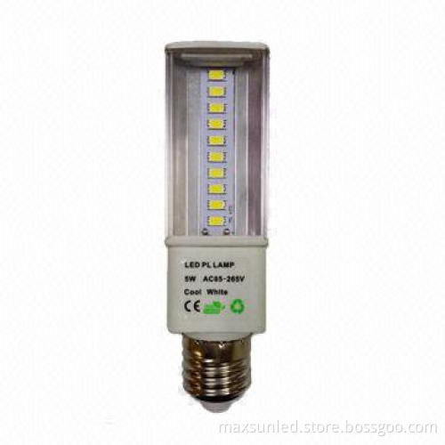 7W LED PL light bulb, new style for Samsung 5630, electric separation G24/G23/E27/E14 base